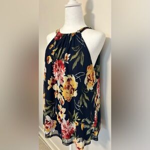 Lovapella Women’s Floral Halter Top Size Large